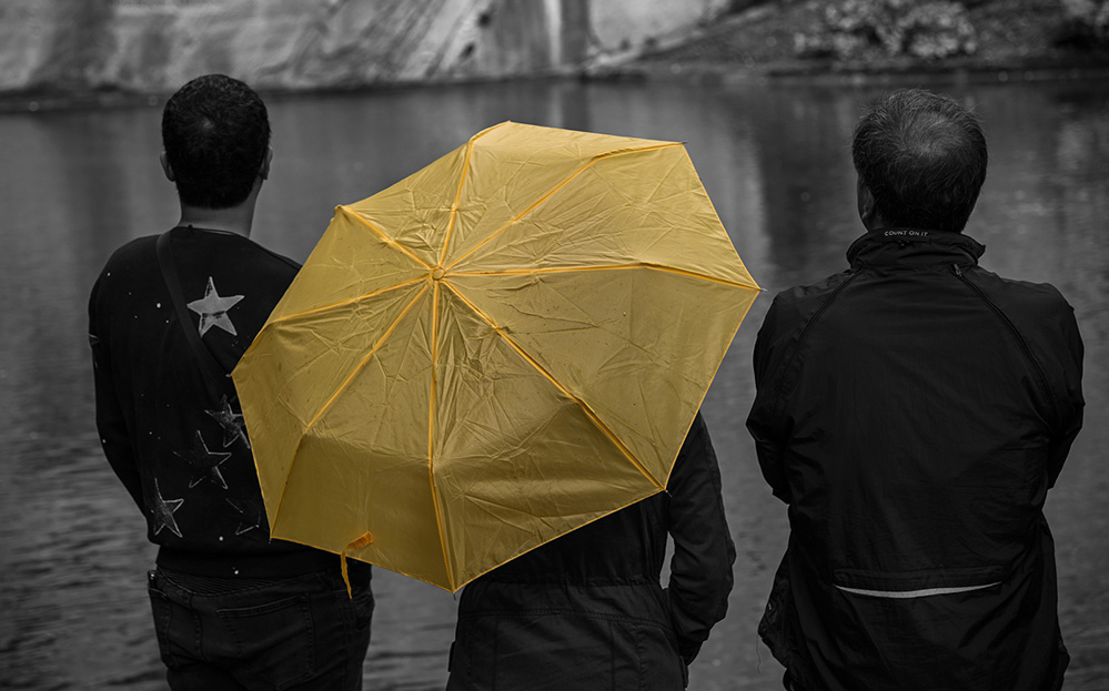Europe Yellow Umbrella, Luzern
